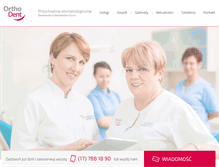 Tablet Screenshot of orthodent.pl